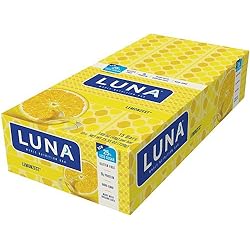 Luna Nutrition Bar for Women, Lemon Zest, 15 pk 1.69 oz