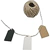 Gift Tags, 150 Pcs Kraft Paper Gift Tags, with 30 Meters Natural Jute Twine, for Blank Gift Labels DIY Arts Crafts, Wedding Thanksgiving Christmas Present