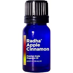 Radha Beauty Apple Cinnamon Fragrance Oil 10ml Perfect Fall Winter Holiday Oil for Diffusers, Soap or DIY Candles