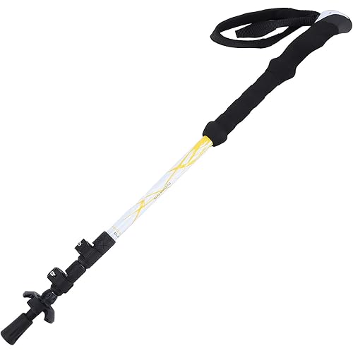 Trekking Poles, Nonslip and Comfortable Walking Sticks Strong and Durable with Ergonomic Grip for Hiking for TrekkingWhite