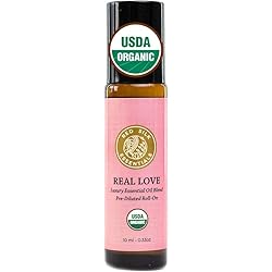 Organic Love Essential Oil Floral Blend Roll On for Skin Care, Attraction, Arousal - 100% Pure USDA Certified, 10 ml