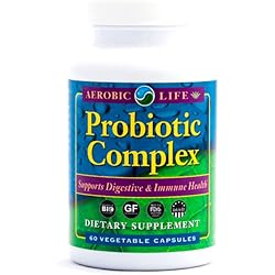Aerobic Life Probiotic Complex Supplement Capsules, 60 Count