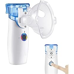 MAYLUCK Portable Handheld Nebulizer, Steam Inhaler, Cool Mist Sprayer Machine Atomizer for Kids Adults