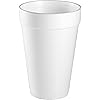 Dart® Insulated Foam Drinking Cups, White, 16 Oz, Box Of 1,000 Cups