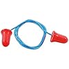 Honeywell MAX-30 Howard Leight Max-30 Max Disposable Foam Corded Earplugs, 100 Pairs, One Size, Red with Blue Chord Pack of 100