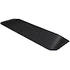 Ruedamann Threshold Ramp, Durable Solid Rubber with 2200lbs Load Capacity, Non-Skid and Anti-Slip Surface, Wheelchair Ramp for Doorways and Bathroom 1.5 Inch Rise