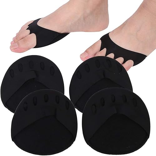 Okuyonic Forefoot Patch Foot Cushions Supporter Feet Insole for Foot Health for Men for High Fallen Arch for CareBlack