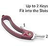 SP Ableware Hole In One Key Holder Red Wide Oversized Handle - 60668