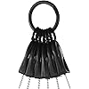ALINK Good Grips Straw Cleaning Brush, Multi Size Extra Long Straw Pipe Cleaner for Tumbler, Sippy Cup, Bottle and Tube, Pack of 6 - Black