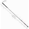 VISIONU White Cane Aluminum Mobility Folding Cane for The Blind Folds Down 4 Sections 123 cm 48.4 inch