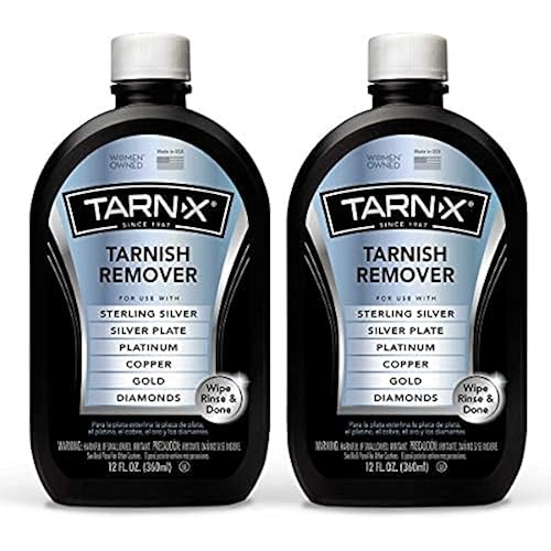 CLR TX12-2 Tarn-X Metal and Jewelry Tarnish Remover, 12 Ounce Bottle Pack of 2