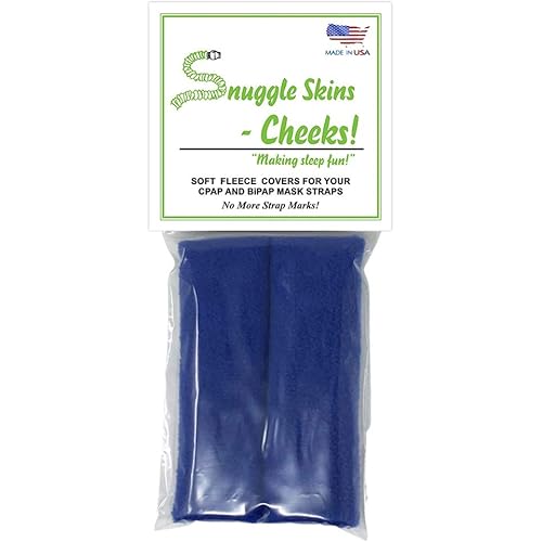 Snuggle Skins Cheeks - CPAP Straps Covers - No More Strap Marks Blue