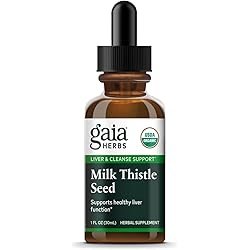 Gaia Herbs Milk Thistle Seed 1 Fl Oz, Liquid Extract