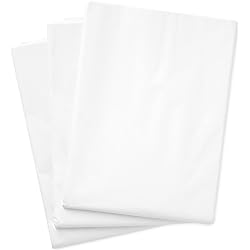 Hallmark White Tissue Paper 100 Sheets for Birthdays, Easter, Mothers Day, Graduations, Gift Wrap, Crafts, DIY Paper Flowers, Tassel Garland and More