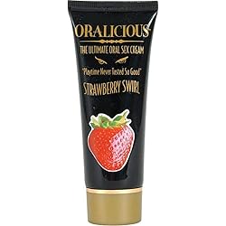 Hott Products Oralicious Oral Sex Cream, 2oz., Strawberry Swirl