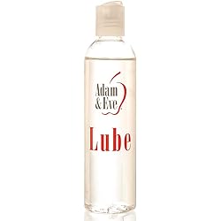 Adam & Eve Water Based Lube 8 oz. | Personal Lubricant for Men, Women and Couples