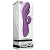 Rampage Powerful Thick Dual Silicone Rechargeable Rabbit Vibrator Purple
