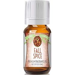 Good Essential 10ml Oils - Fall Spice Fragrance Oil - 0.33 Fluid Ounces