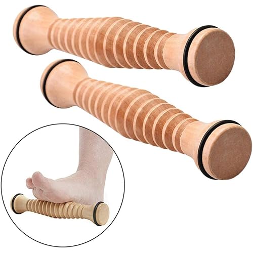 Wooden Foot Roller Massager Acupressure Tools for Women Men Elders