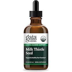 Gaia Herbs Milk Thistle Seed 2 Fl Oz, Liquid Extract