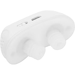 Snoring Prevention Device, Humanized USB Charging Silicone Household Snore Stopper for HomeWhite