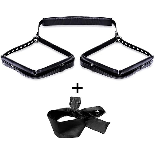 UTIMI Bondage with Blindfold & SM Leather Whip