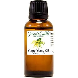 Ylang Ylang – 1 fl oz 30 ml Glass Bottle – 100% Pure Essential Oil – GreenHealth