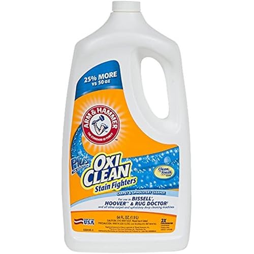 Arm & Hammer Carpet Cleaner Oxiclean Extractor Chemical, 64 oz, 64 Fl Oz