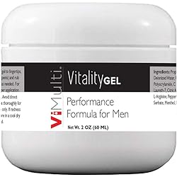 ViMulti Male Enlargement and Duration Support Cream Now 2 Ounces with L-Arginine Which is Proven to Increase Blood Flow