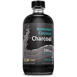 LIFETIME Activated Coconut Charcoal, Liquid, Unflavored Btl-Glass | 8oz