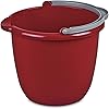 JOEY'Z 10QT 9.5L Heavy Duty Sturdy Spout Pail Bucket with Durable Grip Handle for Cleaning, Mopping, Projects, Storage, Paint