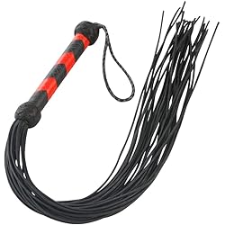 Real Leather Stingy Laces Tassels Flogger 25 Pieces of Tails Heavy Duty