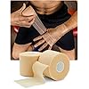 KISEER 5 Rolls Foam Sports Pre-Wrap Underwrap Bandage Athletic Tape for Hair Wrists Elbow Knees Ankles