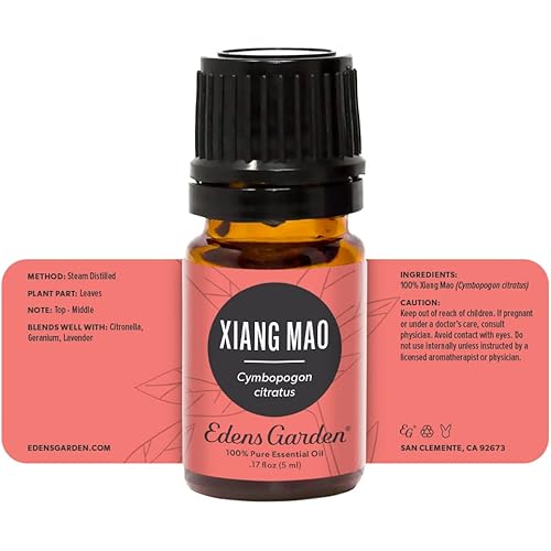 Edens Garden Xiang Mao Essential Oil, 100% Pure Therapeutic Grade Undiluted NaturalHomeopathic Aromatherapy Scented Essential Oil Singles 5 ml