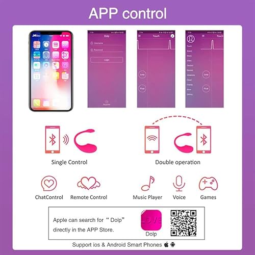 Swsrid Woman Remote Control Vibe for Couples- Smart Pelvic Floor Exerciser Waterproof Bladder Control Strengthening Trainer with APP Remote Control USB Chargeable Rose
