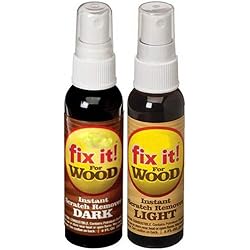2pcs Instant fix it for Wood for Furniture Repair, Scratch Remover Set Fast Acting Wood Scratch Repair,for Scratches, Floors, Tables,Desks, Carpenters, Bedposts, Touch-Ups, Cover-Ups