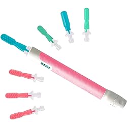 TalkTools® Sensi Pink Oral Sensory Therapy Tool with 7 Sensi Jaw Tips