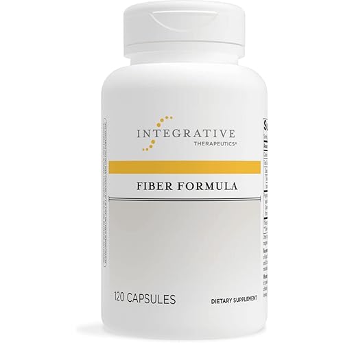 Integrative Therapeutics Fiber Formula - Supplement to Support Colon Health - with True Dispersion Technology and Psyllium Seed Husk, Pectin, Oat Bran and Guar Gum - Dairy Free - Vegan -120 Capsules