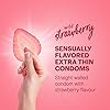 Durex Extra Thin Wild Strawberry Flavoured Condoms for Men - 10s