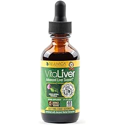 VitaLiver - Advanced Liver Support Supplement - Liquid Delivery for Better Absorption - Milk Thistle, Artichoke, Chanca Piedra, Dandelion & More