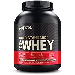 Gold Standard 100 Whey Protein Chocolate Malt 5 Lbs. 73 Servings