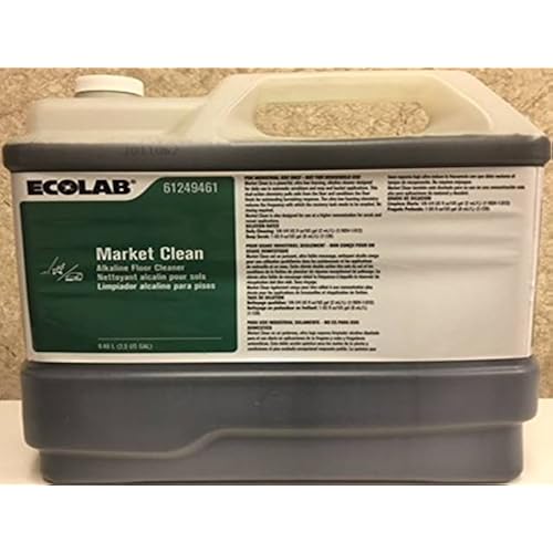 Ecolab 61249461 Market Clean Alkaline Floor Cleaner - 2.5 Gallon