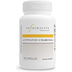 Integrative Therapeutics Activated Charcoal - Gluten Free - Dairy Free - 100 Capsules