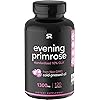 Evening Primrose Oil 1300mg 120 Liquid Soft gels ~ Cold-Pressed with No fillers or Artificial Ingredients ~ Non-GMO & Gluten Free