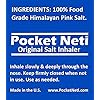 Pocket Neti Breathe Easy and Plain Salt Inhaler 2-Pack Bundle
