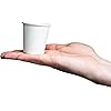 100 Pack] 3 oz. White Paper Cups, Small Disposable Bathroom, Espresso, Mouthwash Cups