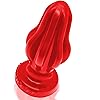 Blue Ox Designs Oxballs 79577: Airhole-2 Finned Buttplug, Red