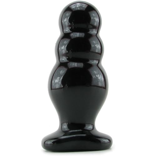 Doc Johnson Titanmen - Master Tool #4 - Triple Ripple Plug - 6.6 in. Long and 2.6 in. Wide - Prostate Stimulating Anal Toy - Butt Plug