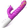Rabbit Vibrator - 9.8" Triple Action G Spot Vibrator with Independent Clitoral Stimulator, 10 Patterns, Rechargeable Sex Toys for Women