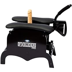 Cloud 9 Novelties F-Slider Pro Heavy Duty Self Pleasuring Sliding Chair with Accessories, Black